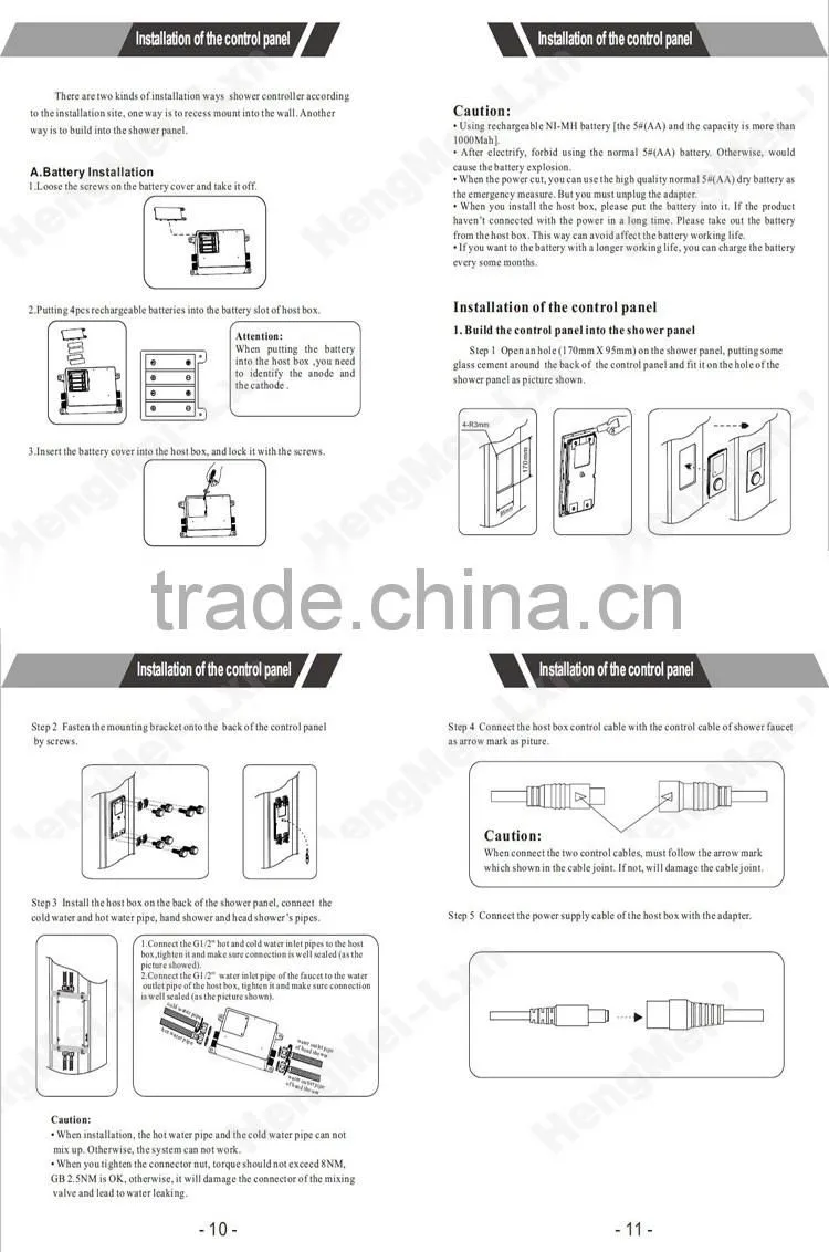 New invention 360*500mm 304ss polish electric rain shower set remote control color change led shower head with digital shower mi