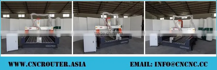 3200W High Performance 4 Axis CNC Router Machine 1325 For Rosewood Maple With DSP Offline Control Dust Collector 1300*2500MM