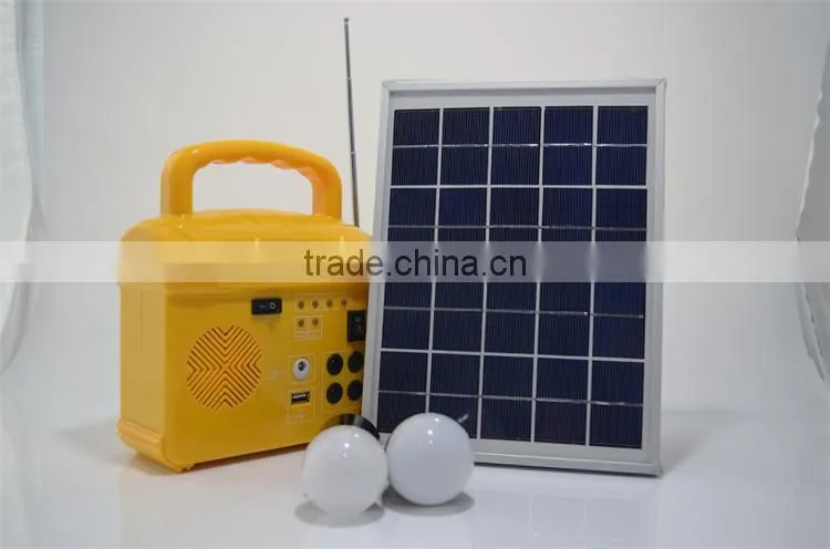 Portable DC Solar System 10W solar panel system