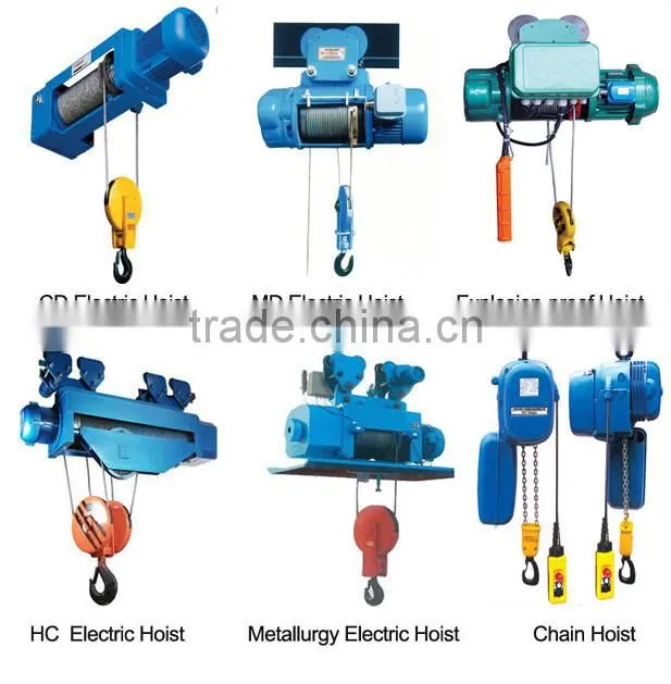 2 ton small wire rope electric hoist