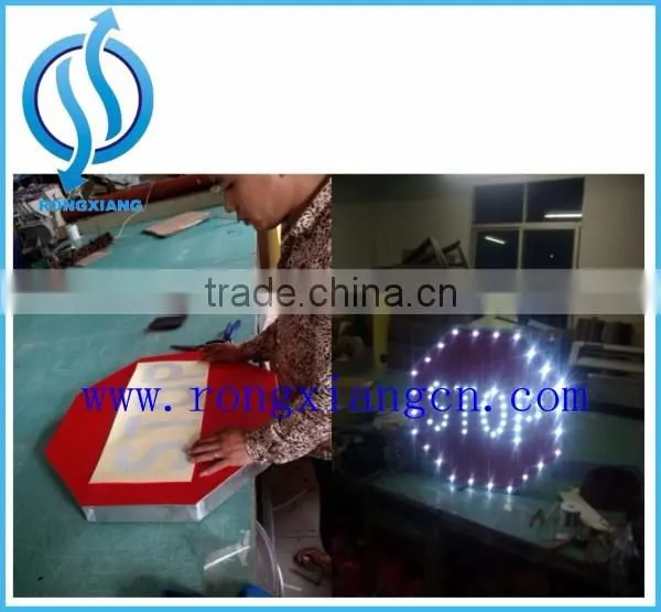 Aluminum Traffic LED Solar Stop Sign /Solar Traffic Warning Sign/Road Emergency Stop Indication Sign