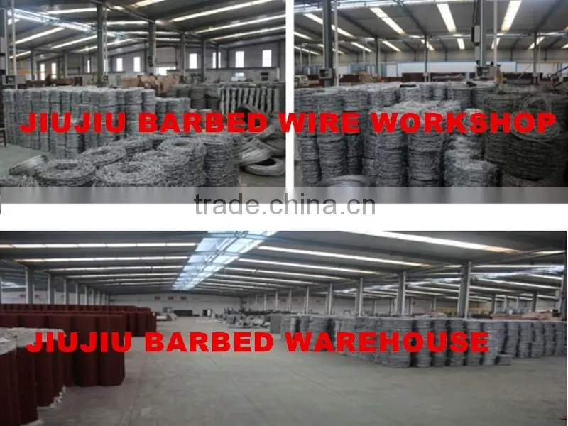 Anping Jiujiu Galvanized barbed wire hot sale