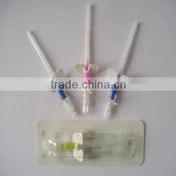IV Cannula with Wing injection port