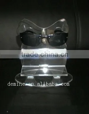 high quality acrylic sunglasses stand/100% Mitsubishi virgin material
