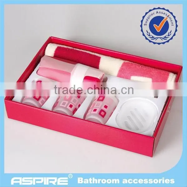 fancy Classic printing ceramic bathroom shower sets