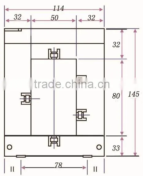 DP-88 clamp-on split open core insulated current transformer 5a