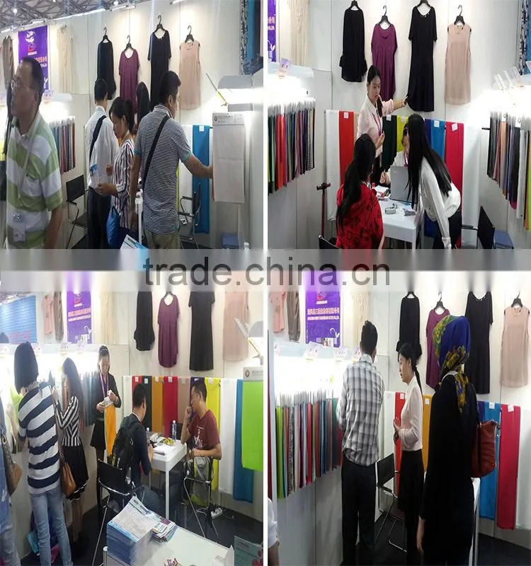 Polyester 125GSM clipping chiffon dress fabric form China supplier