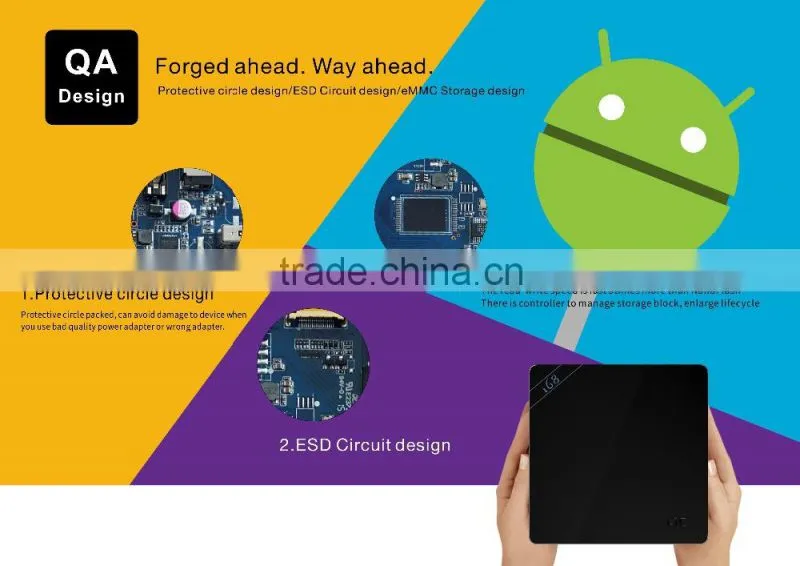 Android 5.1.1 tv box I68 TV BOX 8GB NAND FLASH RK3368 64bits Octa core Cor tex A53