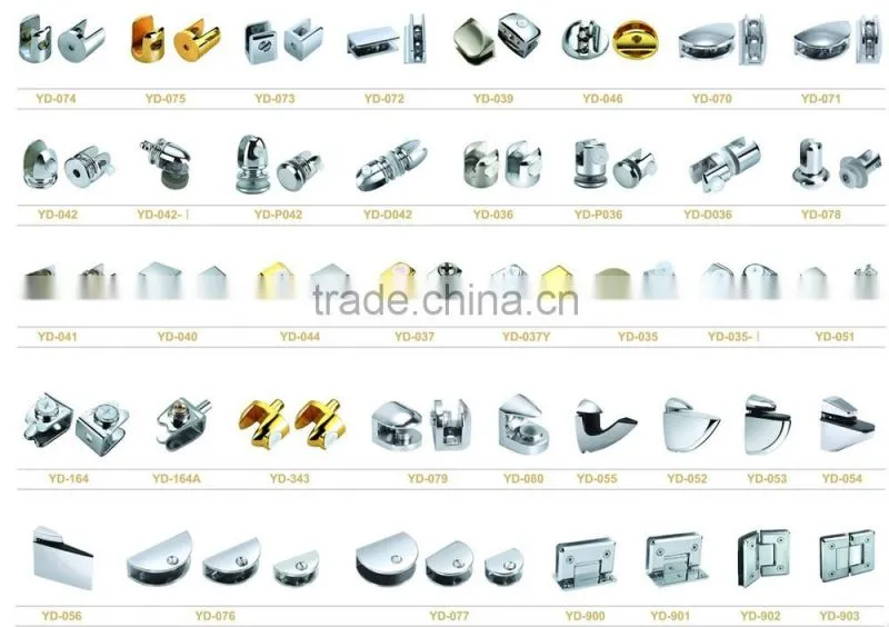 wire rope cross clamp/glass clip with wire made in China