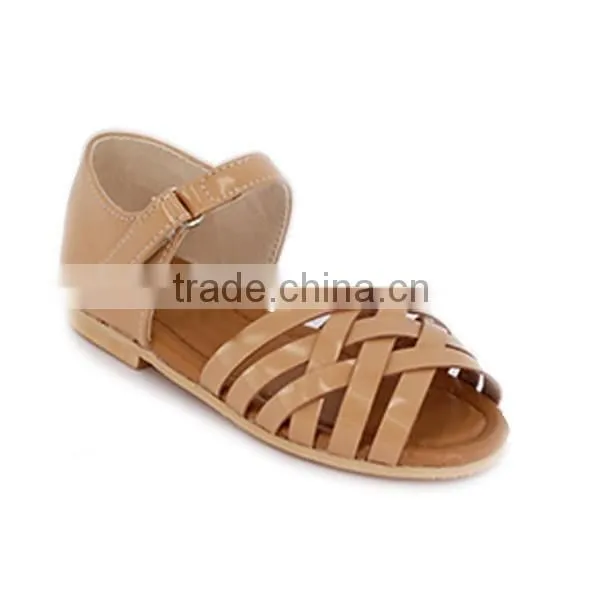 Guangzhou Supplier Heel Closed Safety Girls Kids Sandals in Pink