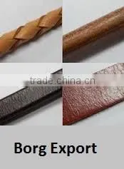 8mm Flat Leather Cord From BORG EXPORT / Flat Leather Cord 8 mm