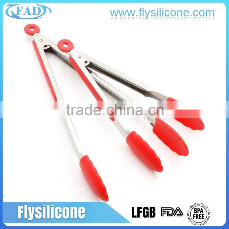 Tongs Utensils Type and Eco-Friendly Feature silicone bbq tongs