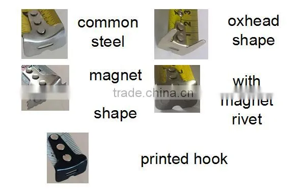 3m 5m 7.5m professional auto lock rubbered steel tape measure