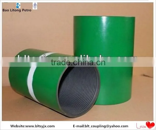 API 5CT 5 1/2 J55 K55 BTC oil well Casing coupling
