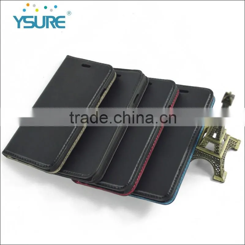 2016 Hot Sales Simple Style Real Leather Cases for iphone6 Suitable for Business Man with Card Slot