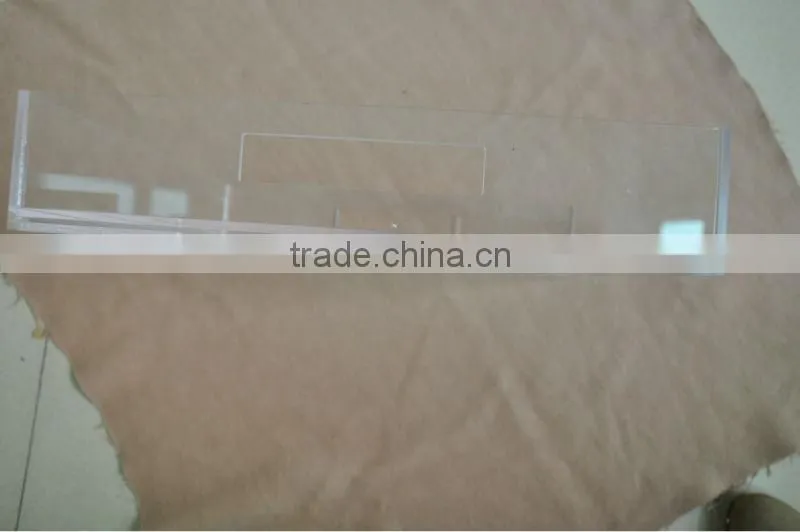 acrylic lucite clear serving trays with handles