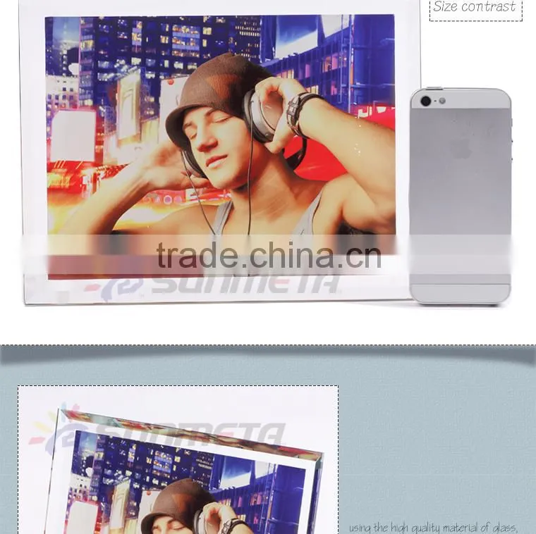 Sublimation Glass Photo Frame At Low Price Wholsale Made in China BL-05
