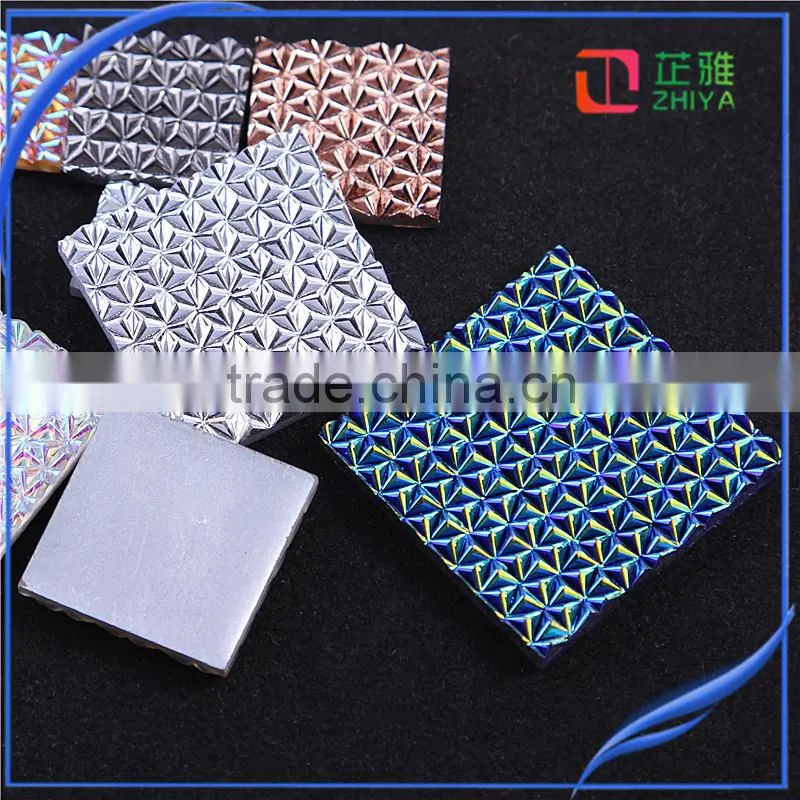 2015new wholesale crystal conchos resin cabochon decorative resin panels price