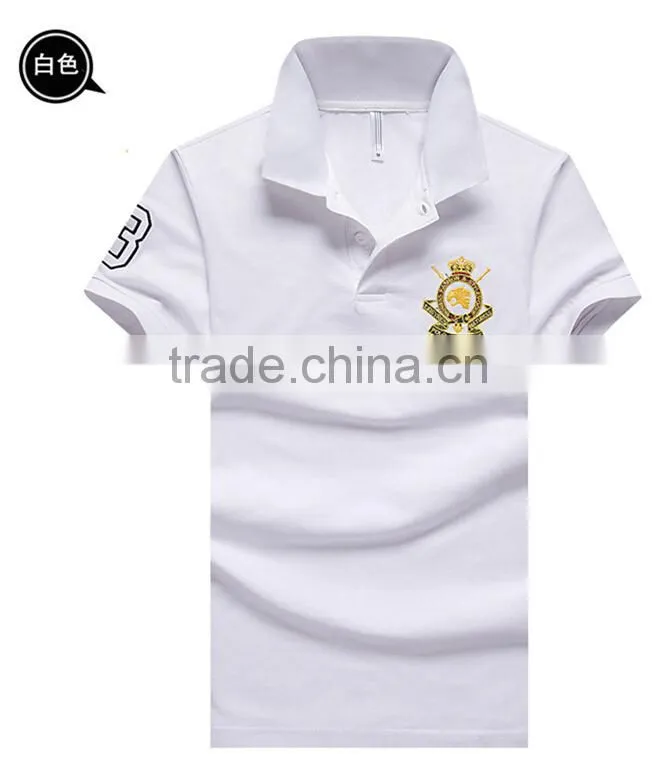 hot sale custom made embroidered logo high quality polo shirt