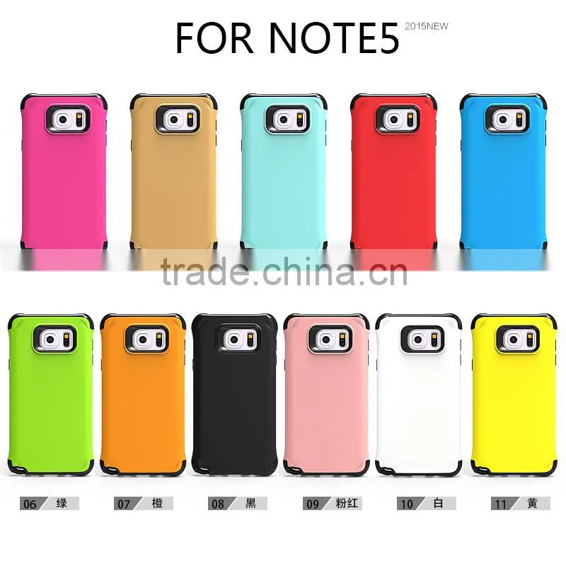 2015 Durable Slim Armor Mobile Phone Case For Samsung Galaxy Note 5