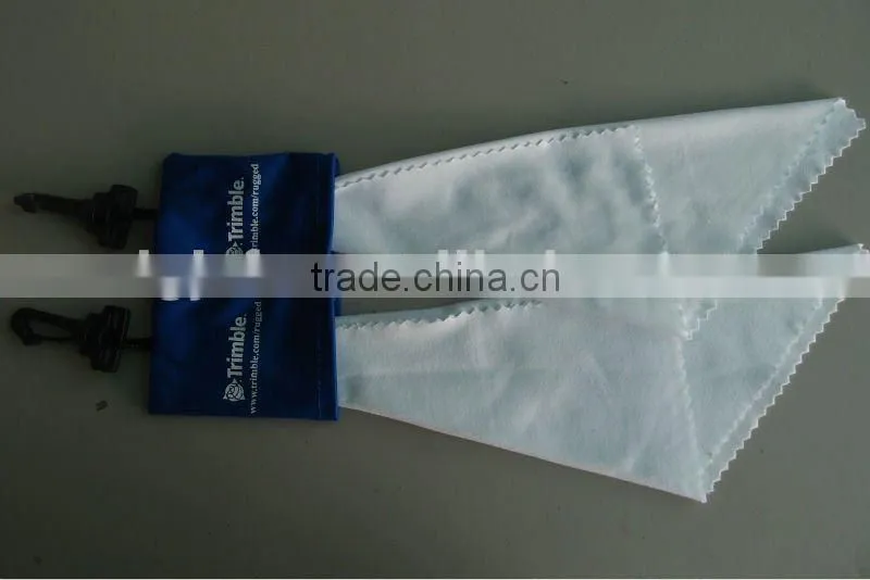 customed key chain for gift 100%microfiber fabric