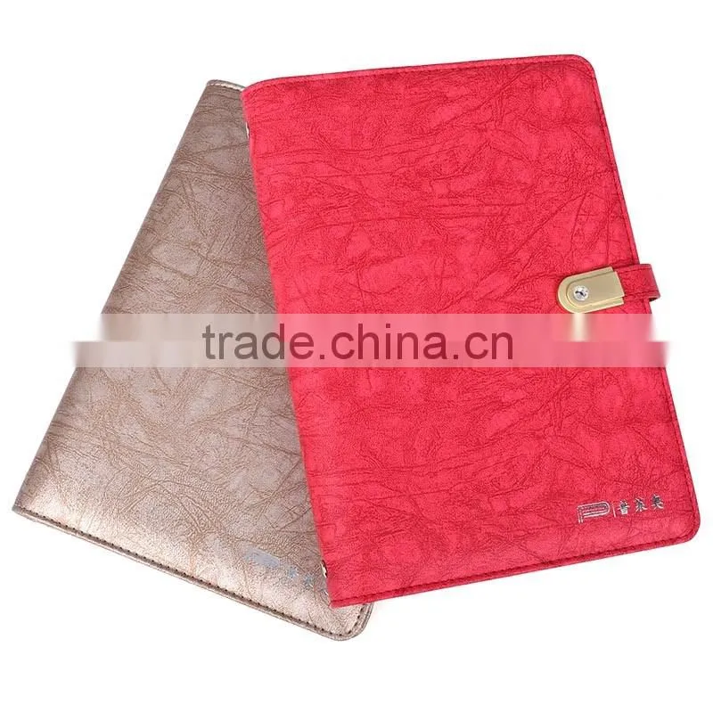 Plaro fashion originality U disk buckle diary battery charge notebook