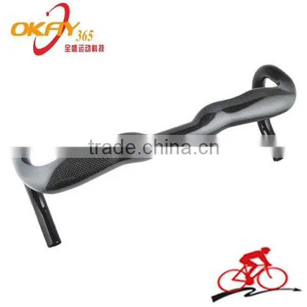 Carbon fiber road bike handlebar carbon bicycle stem handlebar