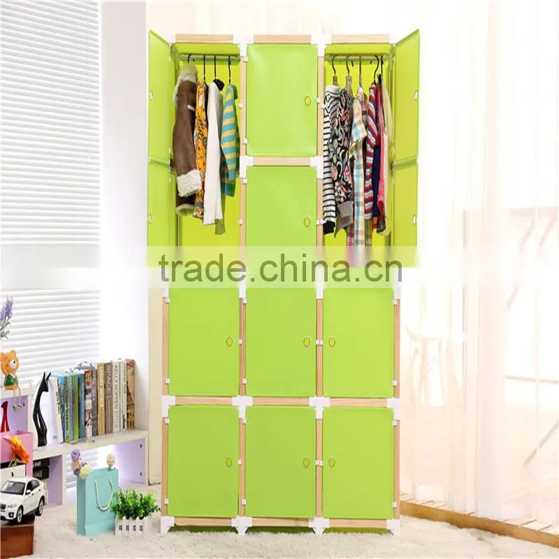 2015 China high quality 3 doors wooden wardrobe closet