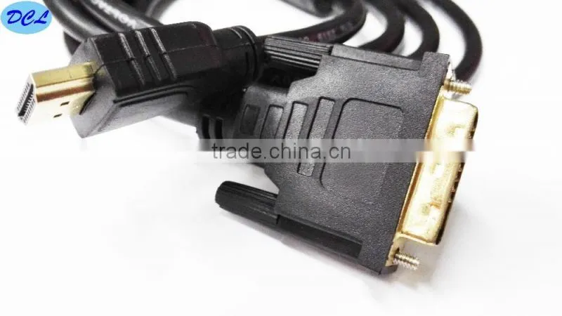 1M HDMI to DVI24+1cable with two cores