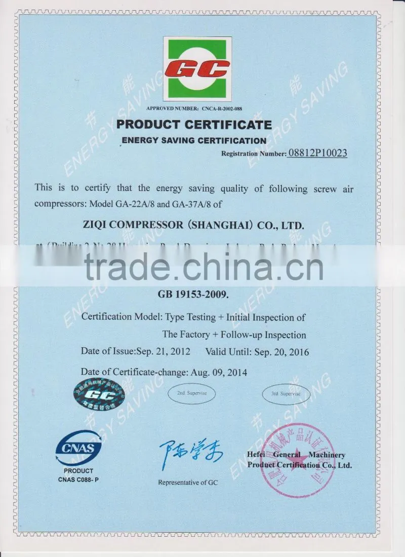 400Kw Direct Driven Vsd Ac Screw Air Compressor
