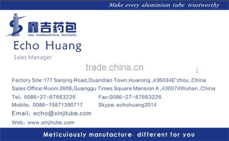 Offset printing, Toothpast type aluminium collapsible tube, Manufacturer since 1981