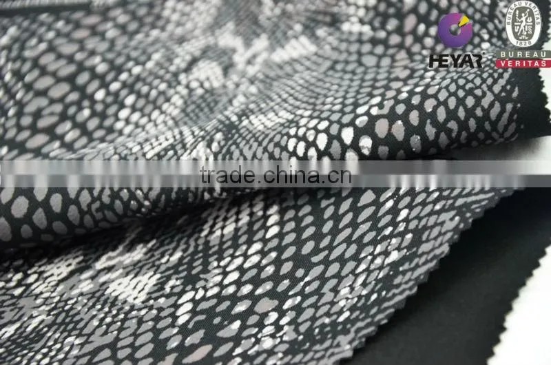 Snake Skin Print Lycra Stretch Fabric