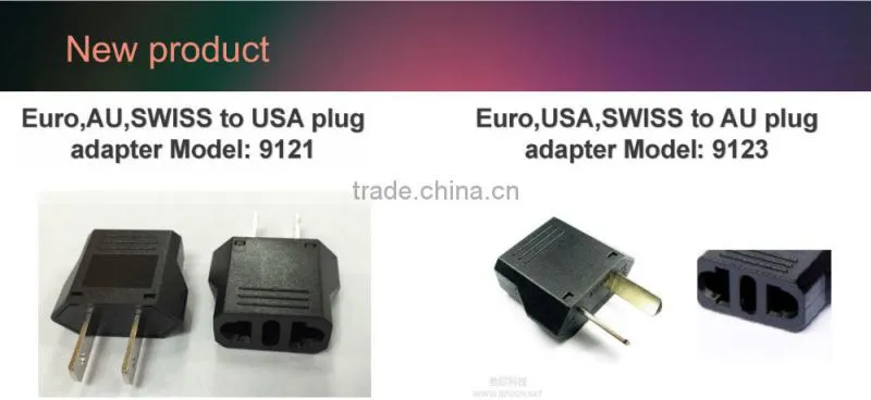 Top selling us 2 flat pin plug power cord plug electric plug