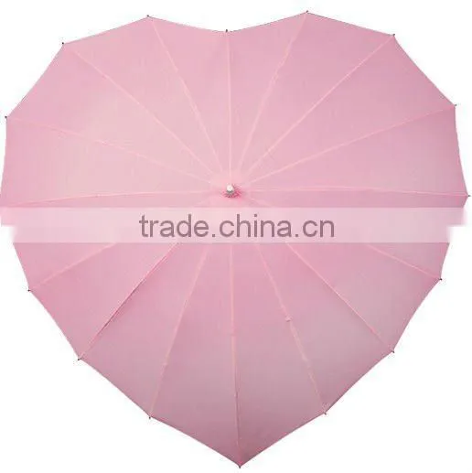 Heart Umbrella,wedding umbrella,straight umbrella