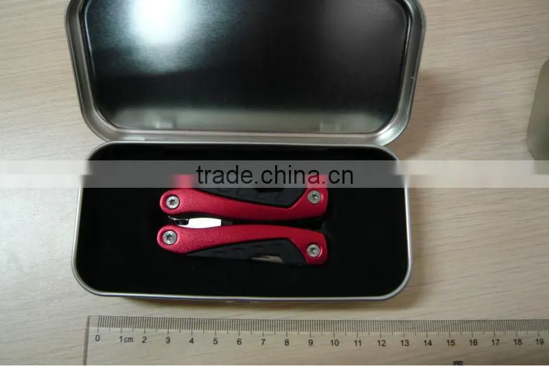 camping tool With LED 6 in 1 mini multi tool with led light