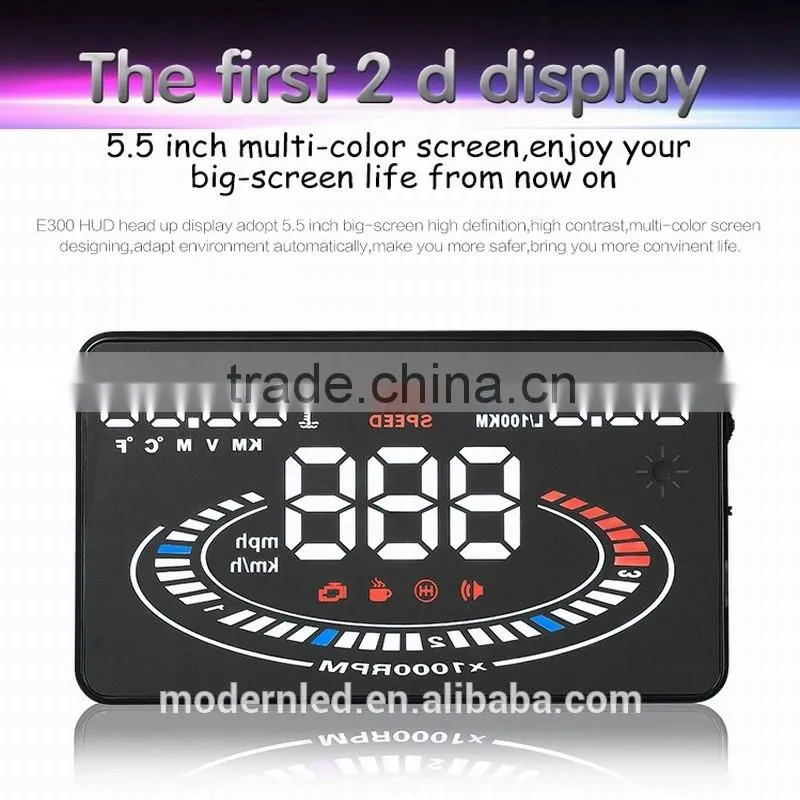 2016 new multi function head up display car