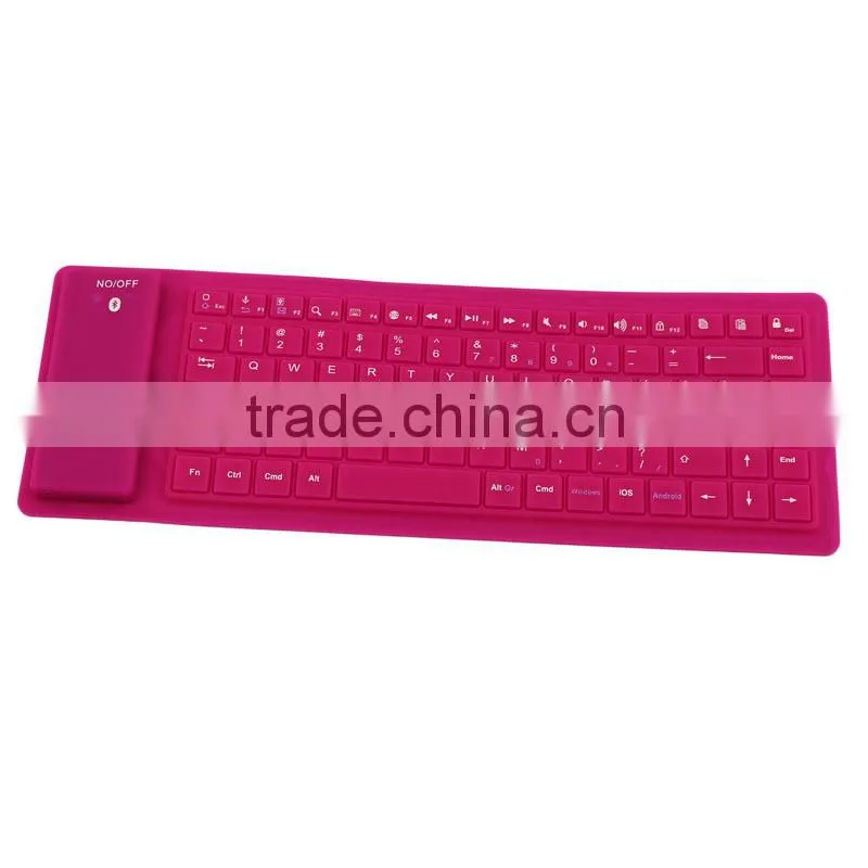 88 keys multimedia silicone rubber bluetooth 3.0 keyboard
