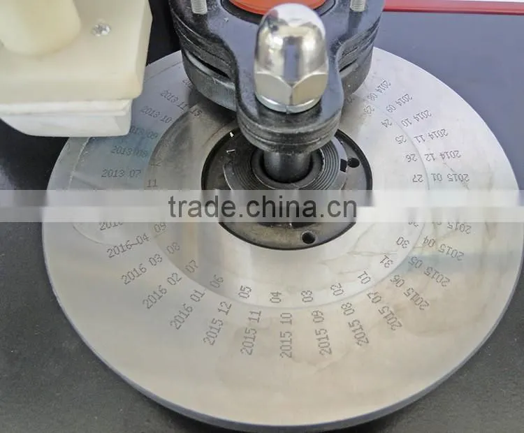 Electric datepad printer glass bottle coding machine