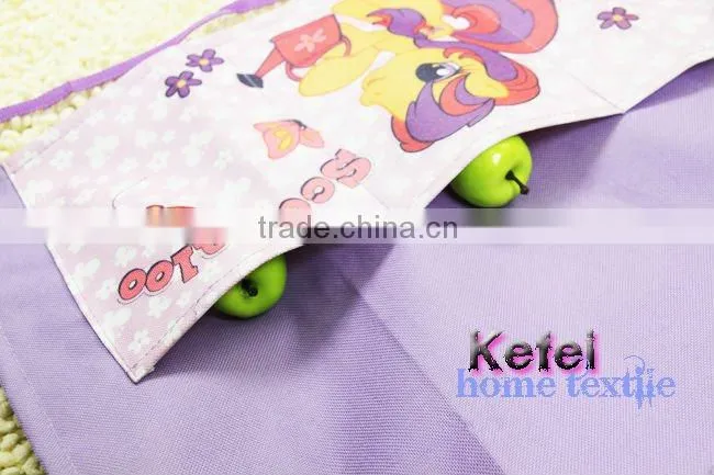 kid's printed canvas cartoon garden tool apron