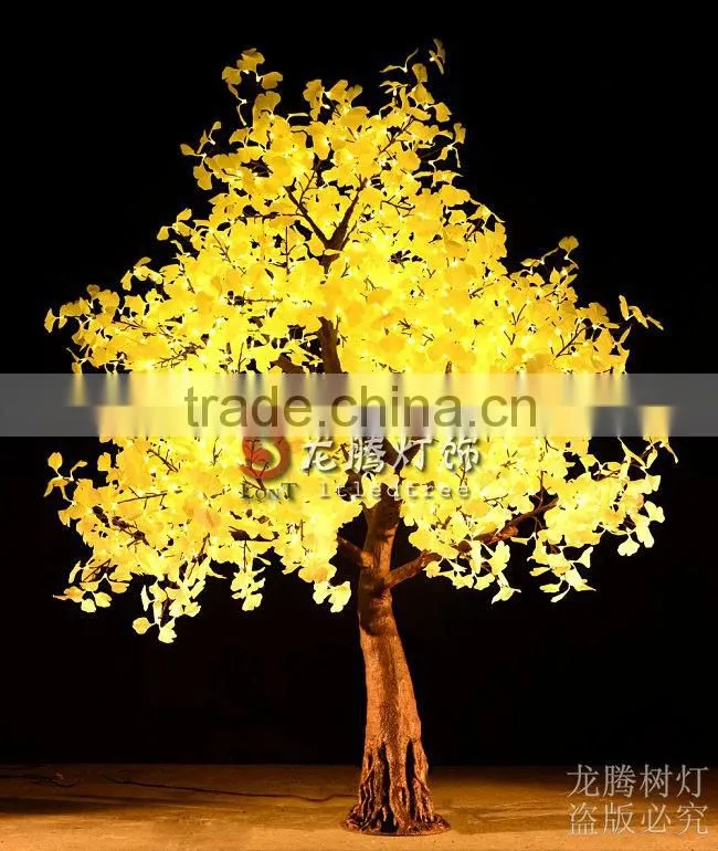 Led maidenhair tree, New Ginkgo leaf landscape garden tree lights