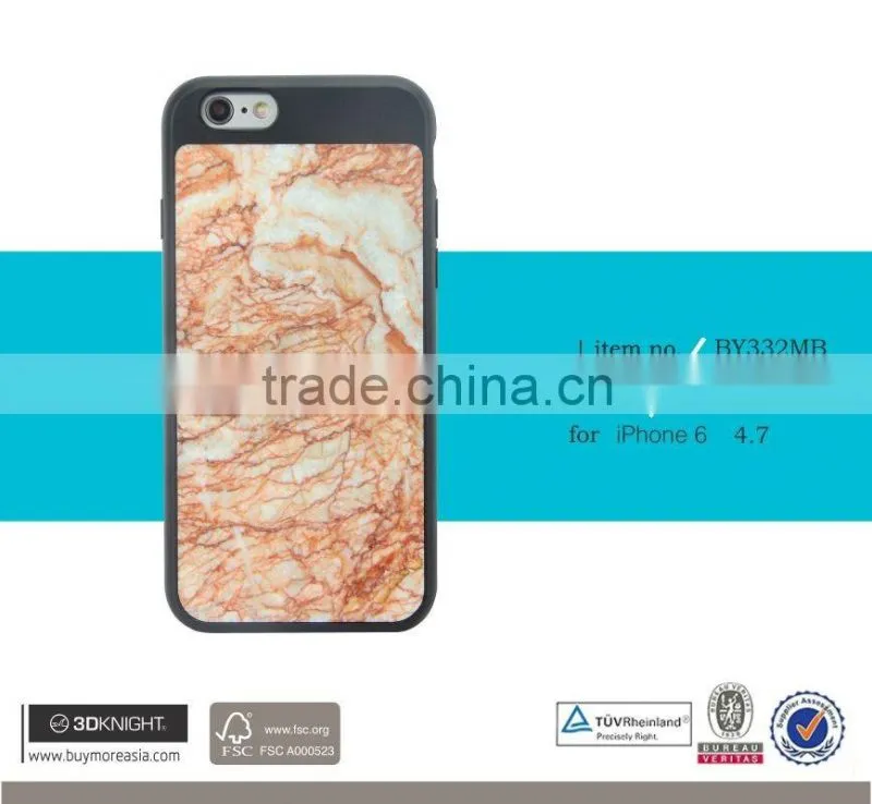 Factory Wholesale Shockproof Case For iPhone 6 Marble Phone Case