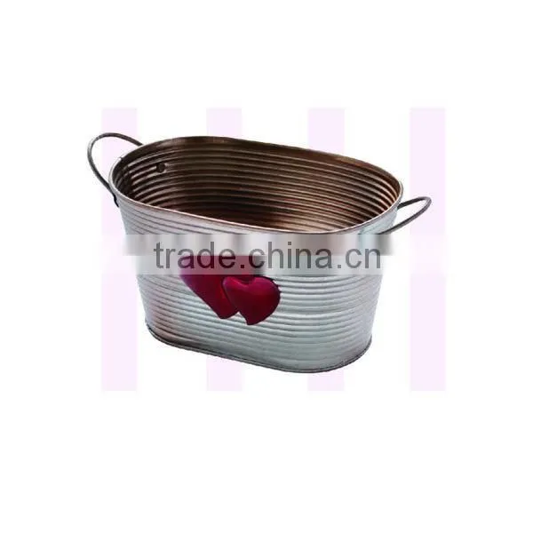 tin bucket,wedding gift tin bucket