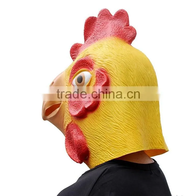 China Wholesale Halloween costumes animal cock head mask