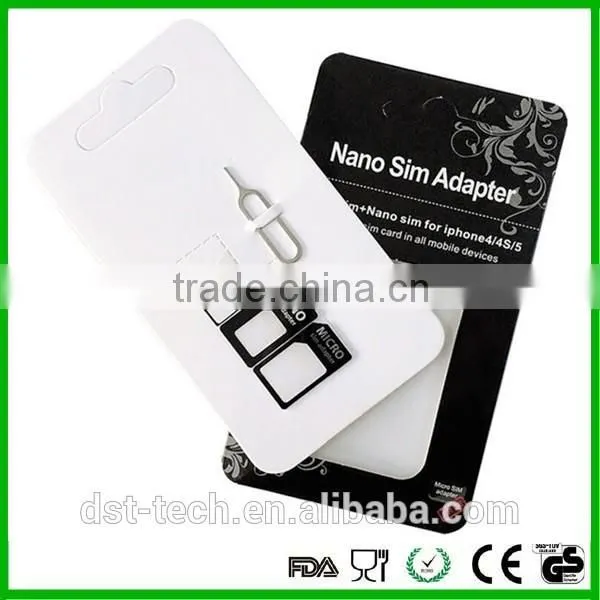 Nano Sim Card Adapters Standard Sim Card & Tools for iPhone