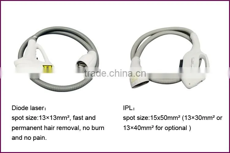 New technology vascular therapy IPL diode laser facial hair remove