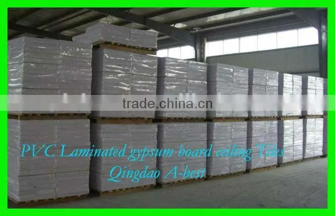 PVC Gypsum Board ceiling tiles
