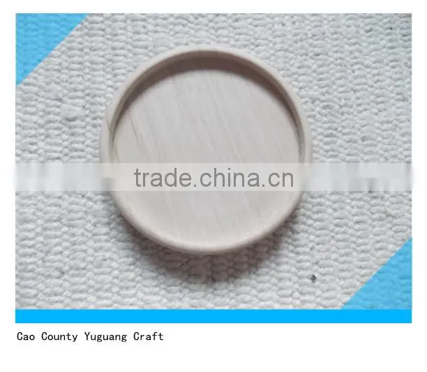 handmade Eco-friendly vintage round wooden plates