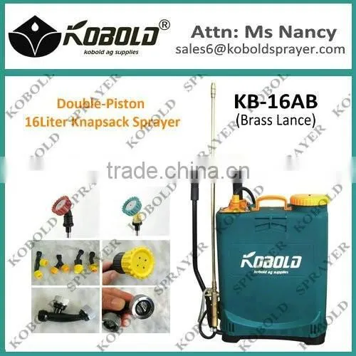 Plastic spray nozzle for 16L Double piston hand sprayer(KB-16AB)