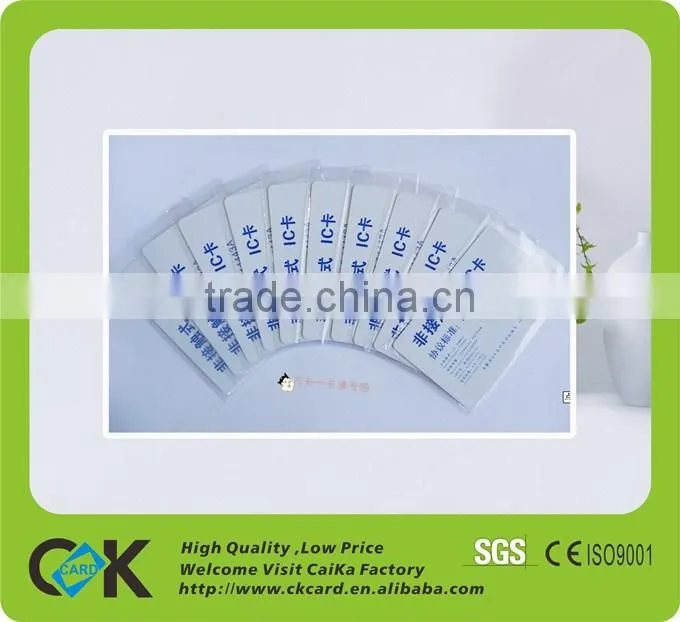 printable EM 4200 125khz ID card with ISO7815 standard