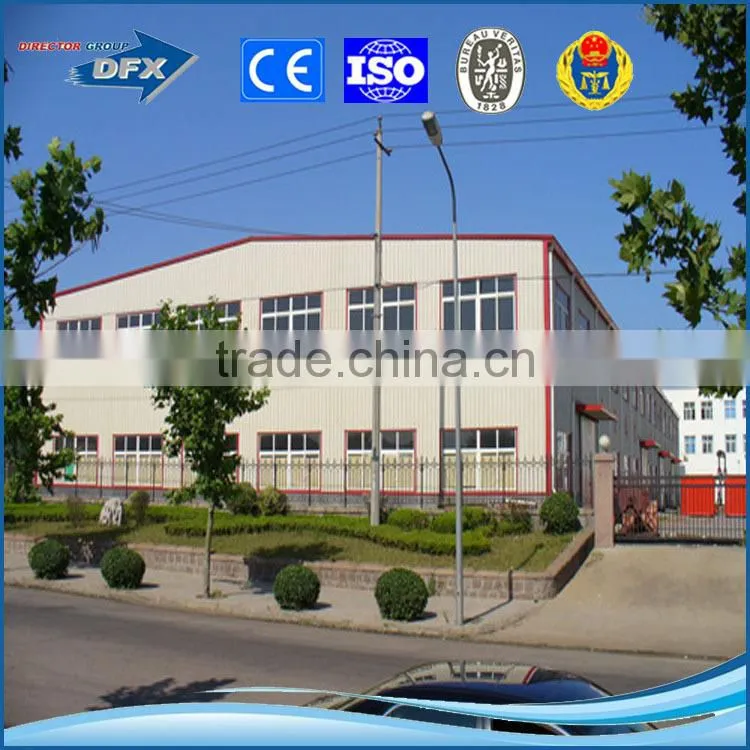low cost Q235 prefabricated large span industrial steel structure garden shed storage shed